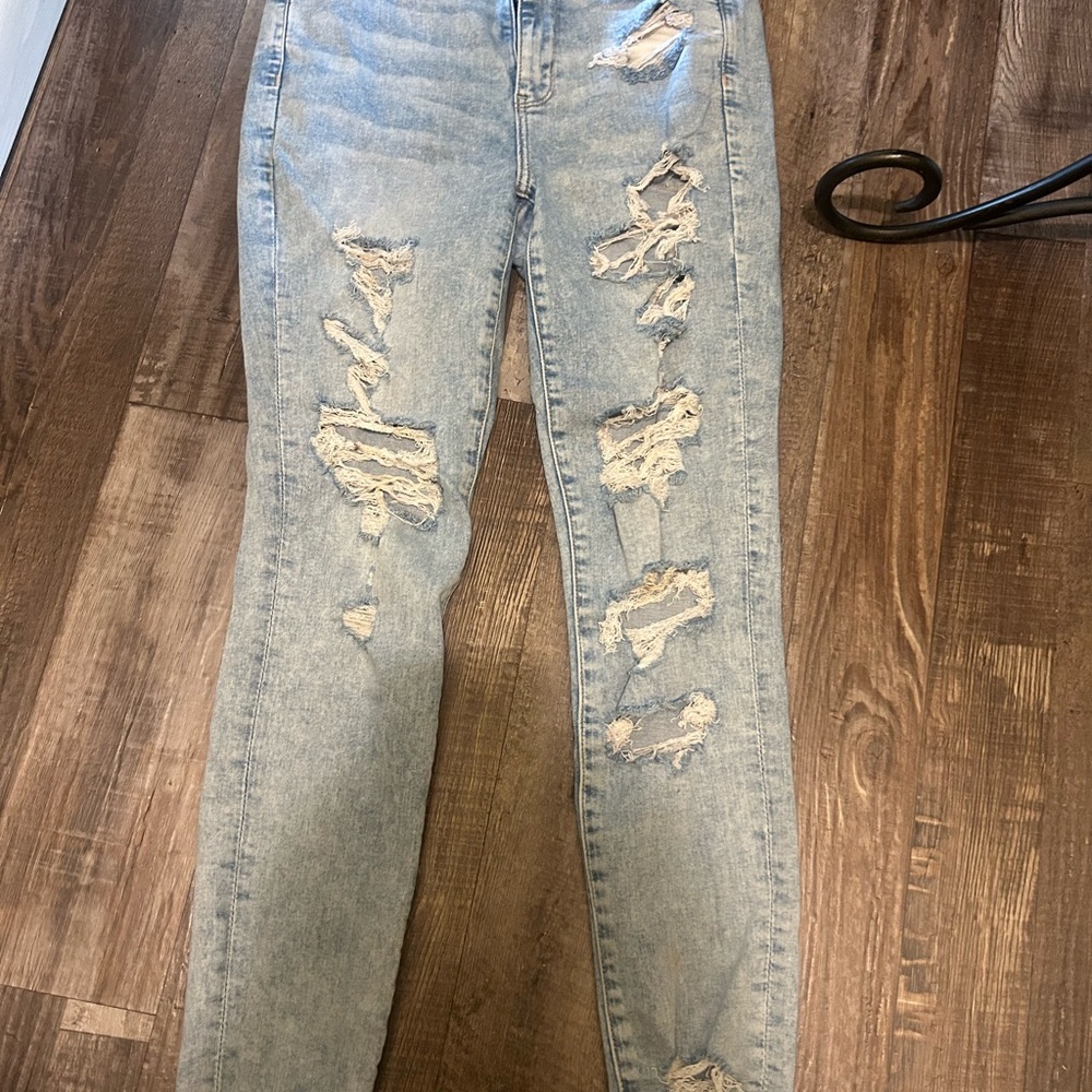 American eagle jeans.  Super High rise
